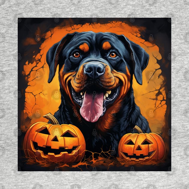 Rottweiler Halloween Design by NatashaCuteShop